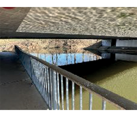 Unterführung (Abzug auf Alu-Dibond) von Reiner Maria Borchard