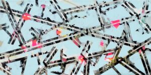 Dekonstrukt (Acryl auf Leinwand) von Einar Turkowski