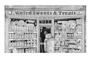 Sweets and Treats (Bleistift auf Papier) von Einar Turkowski